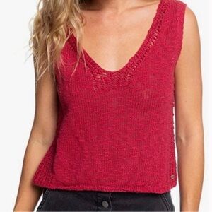 Roxy Blooming Season Sweater Tank Top